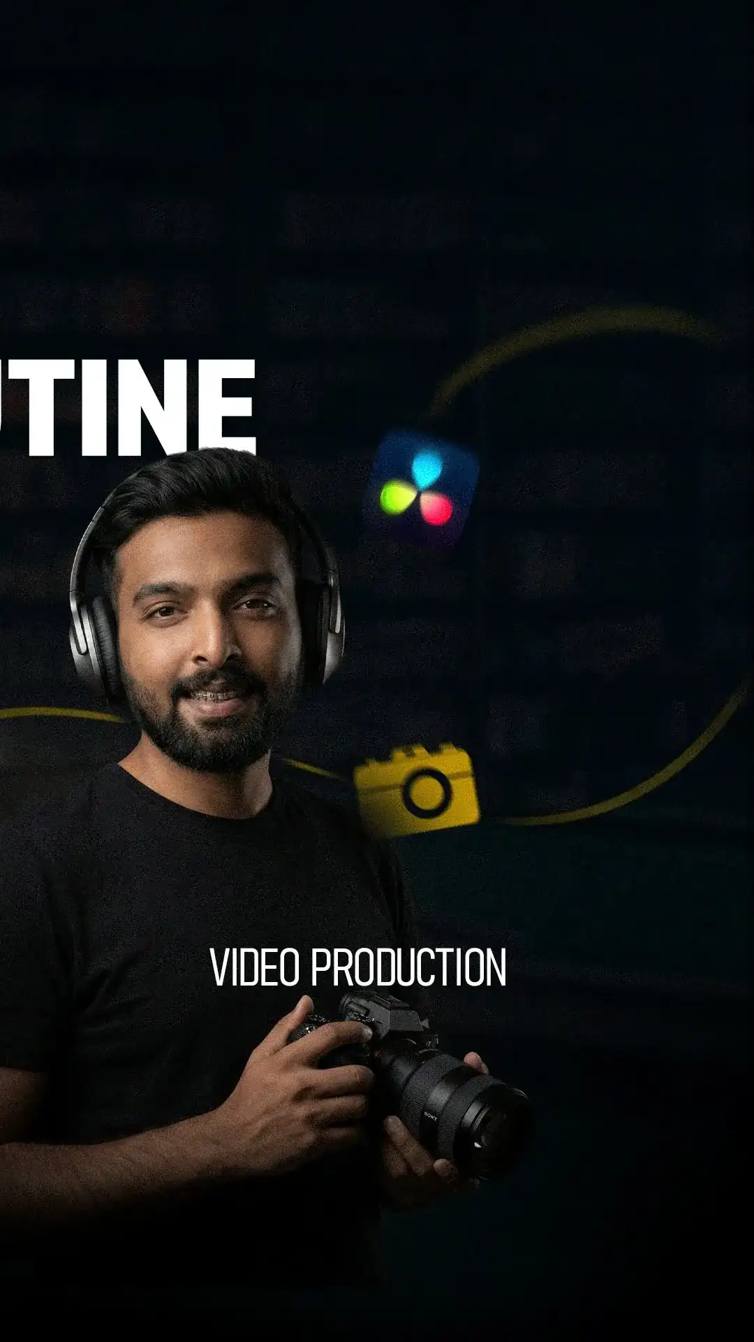 Rootmedia creator with a cinema camera for video production